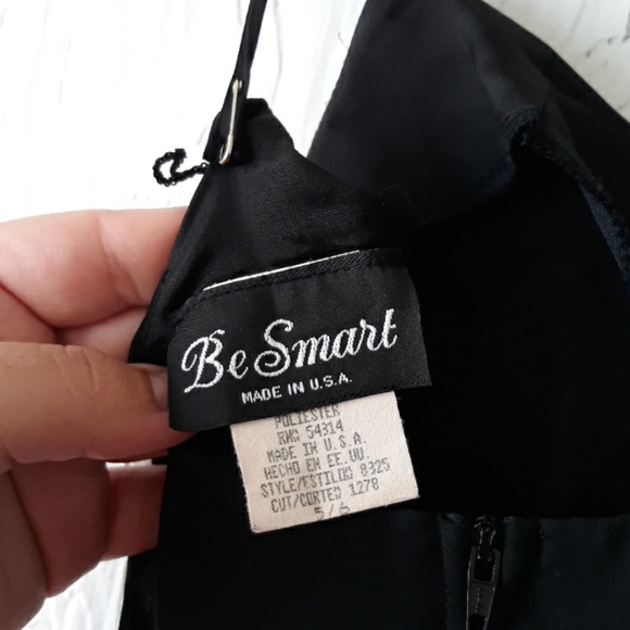 Black silky sleeveless thin strap flarey minidress - Picture 10 of 16